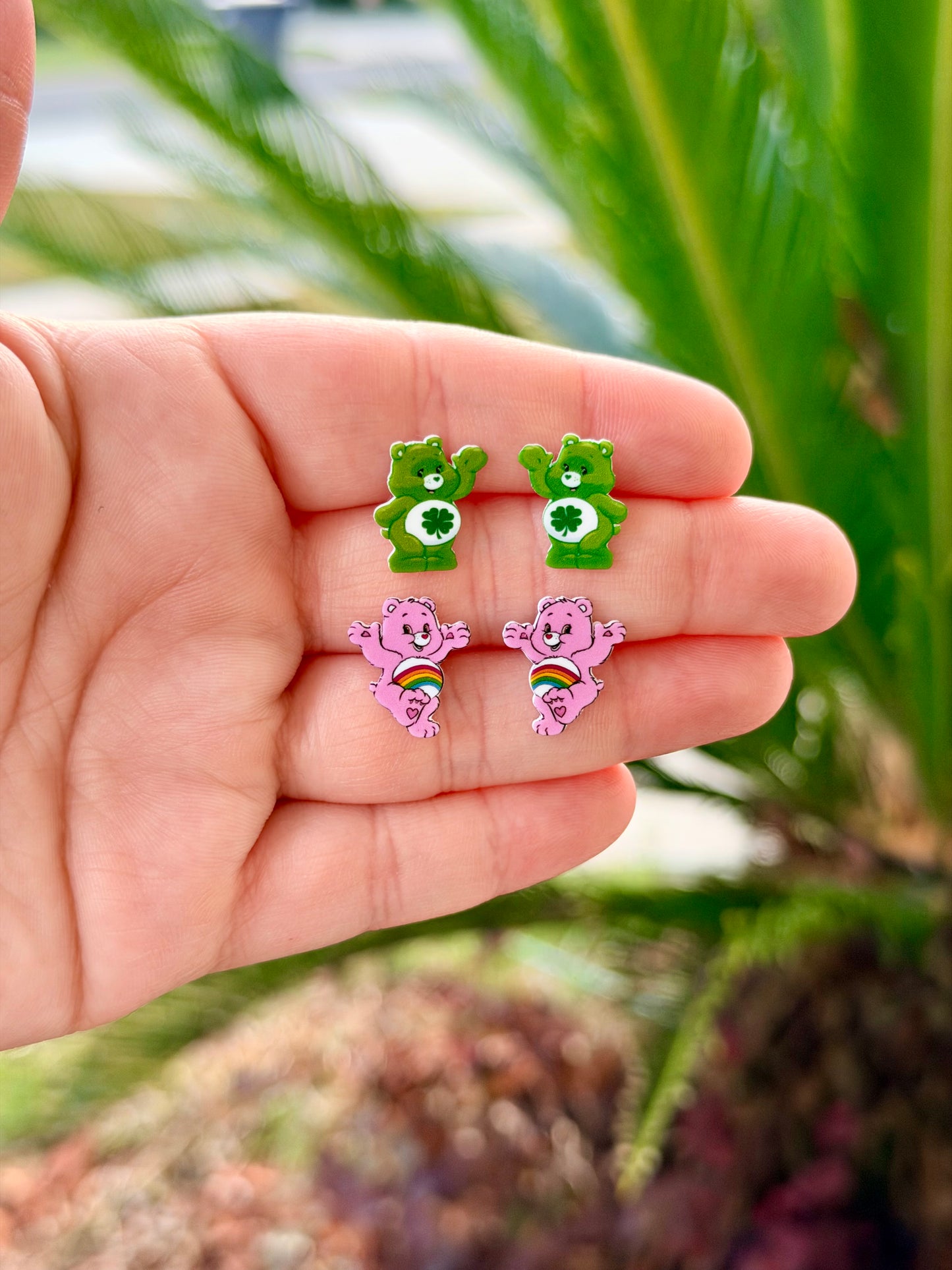 Retro Bear Earrings