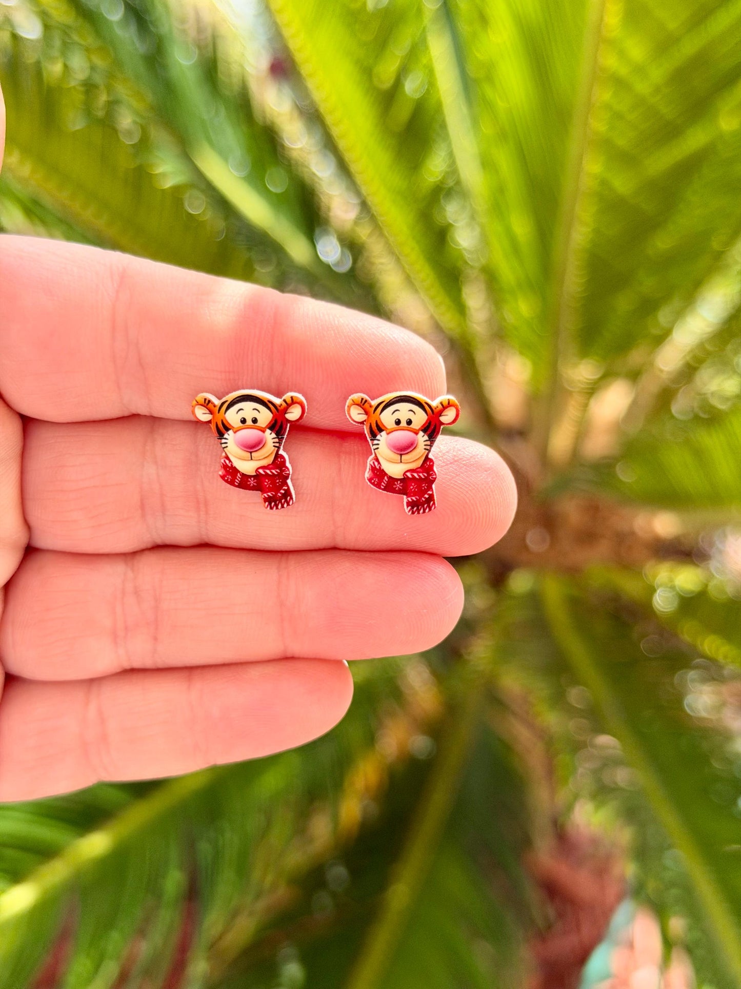 Winter Tigger Earrings