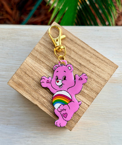Cheer Care Bear Bag Charm