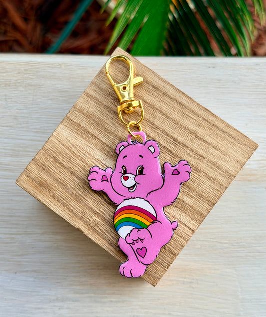 Cheer Care Bear Bag Charm