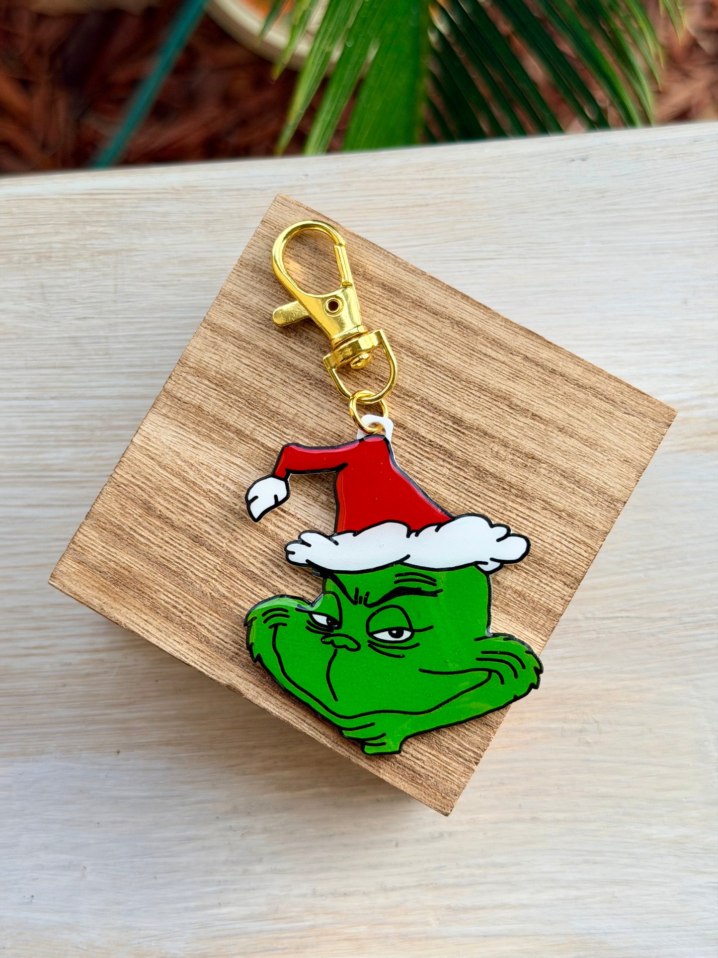 The Grinch Bag Charm