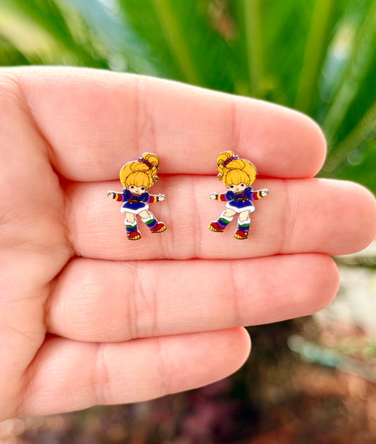 Rainbow Girl Earrings
