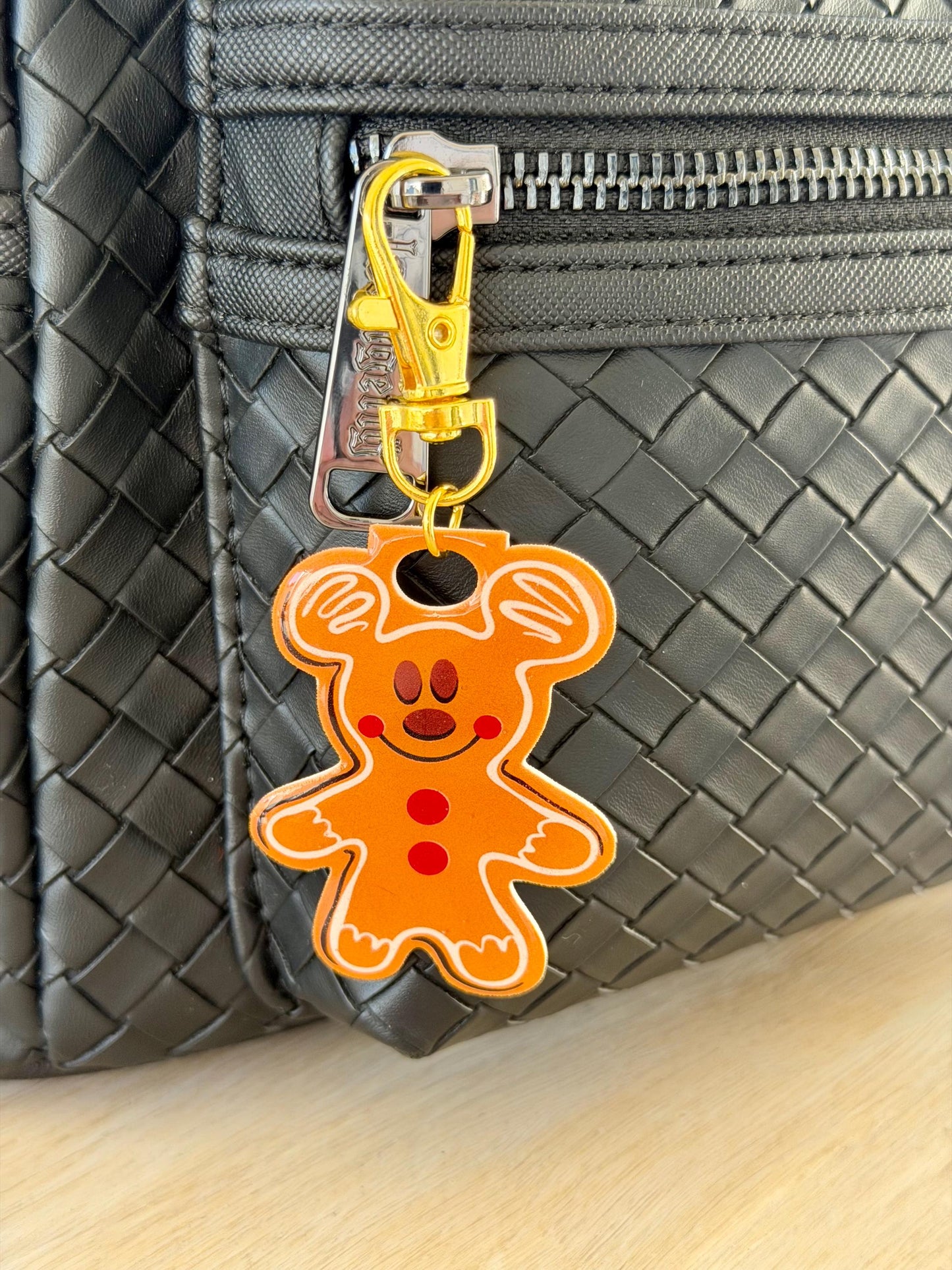 Bag Charm Gingerbread Mouse
