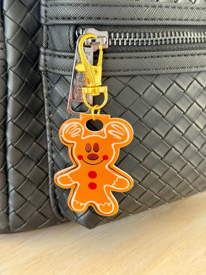 Bag Charm Gingerbread Mouse