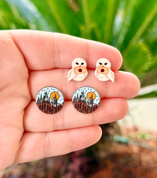 School of Wizardry Earrings