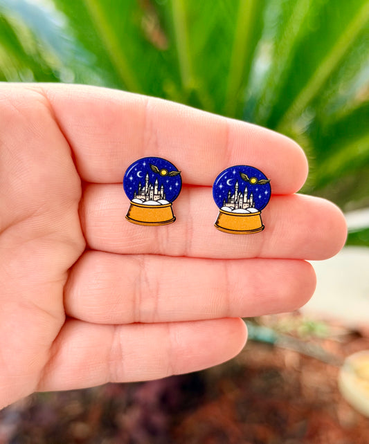 Magical Snow Globe Earring