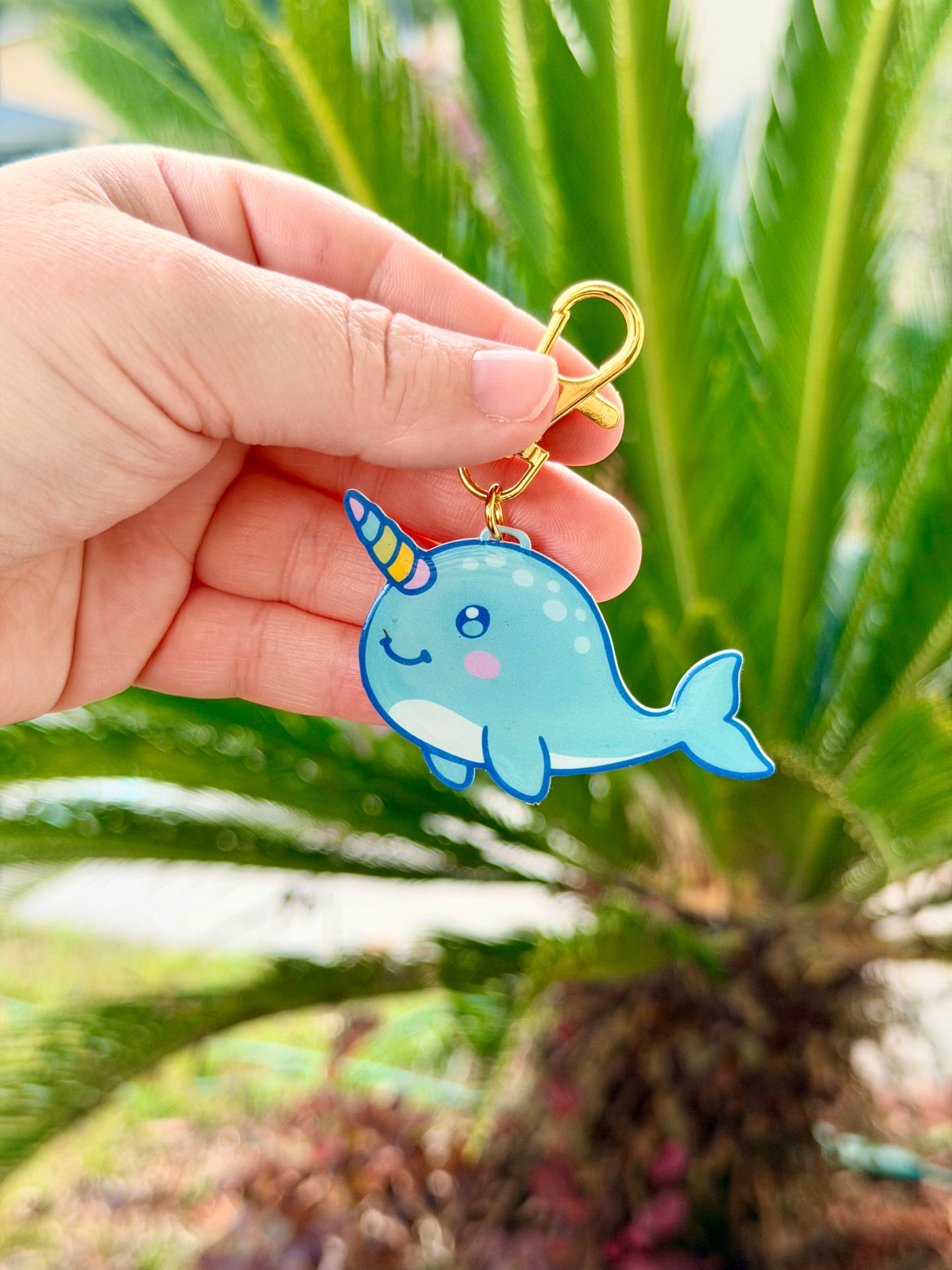 Narwhal Bag Charm