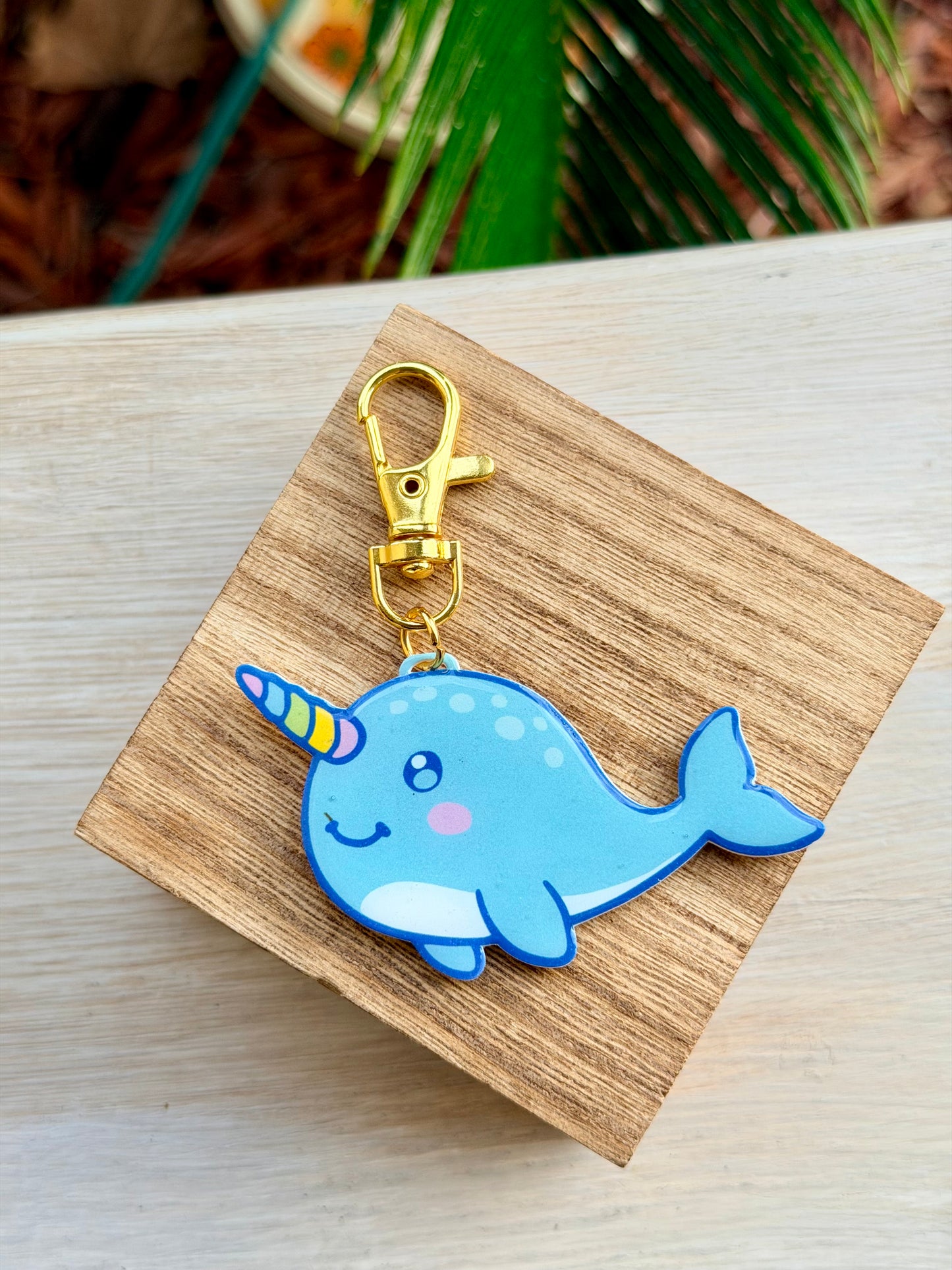 Narwhal Bag Charm