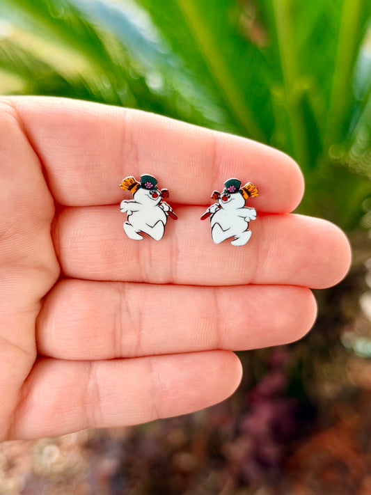 Frosty the Snowman Earrings