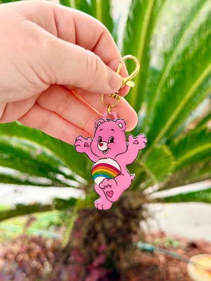 Cheer Care Bear Bag Charm