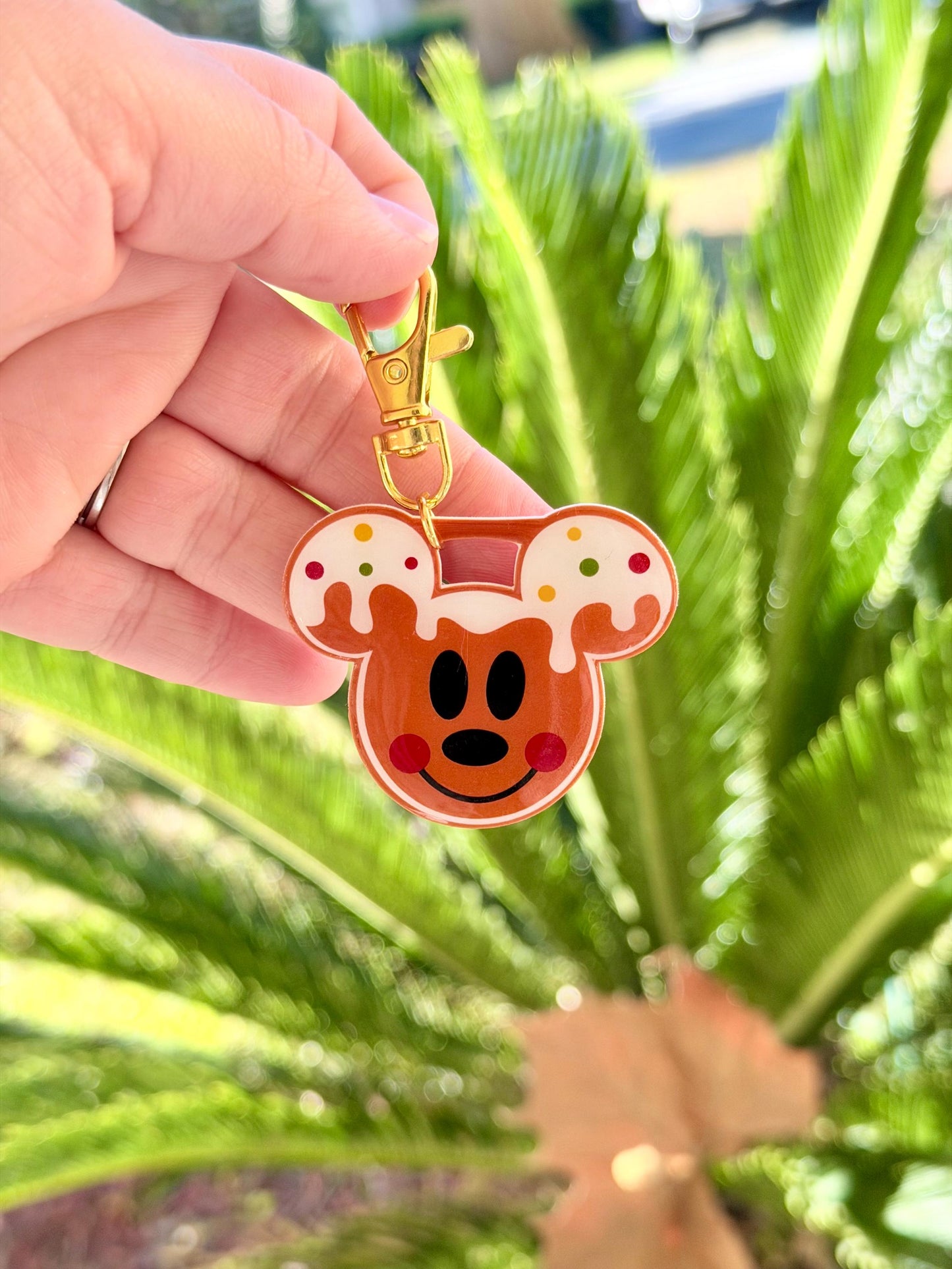 Bag Charm Ice Gingerbread Cookie Mouse