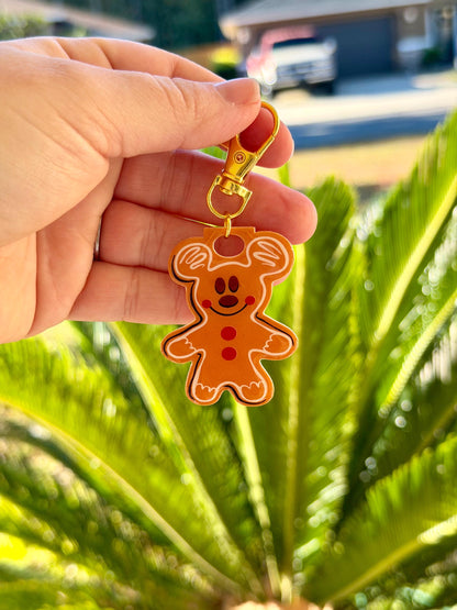 Bag Charm Gingerbread Mouse