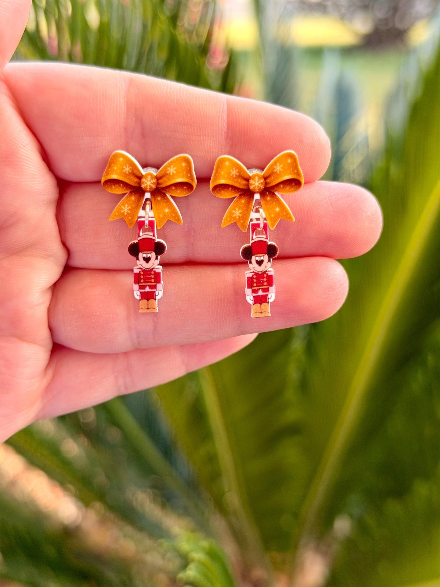 Dangle Mouse Nutcracker Earrings