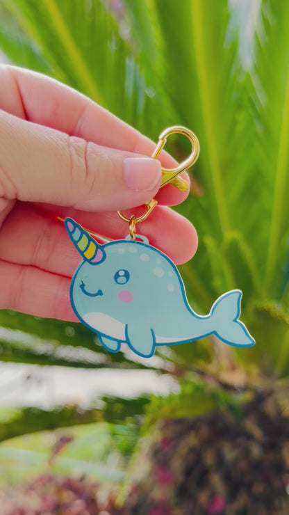 Narwhal Bag Charm